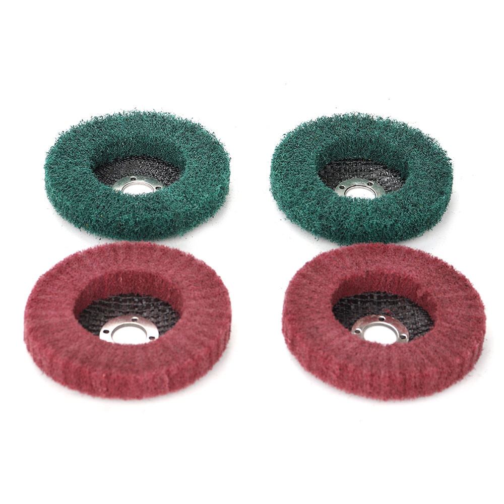2/4/8Pcs 4Inch Nylon Flap Discs Metal Polishing Buffing Wheel for Angle Grinder