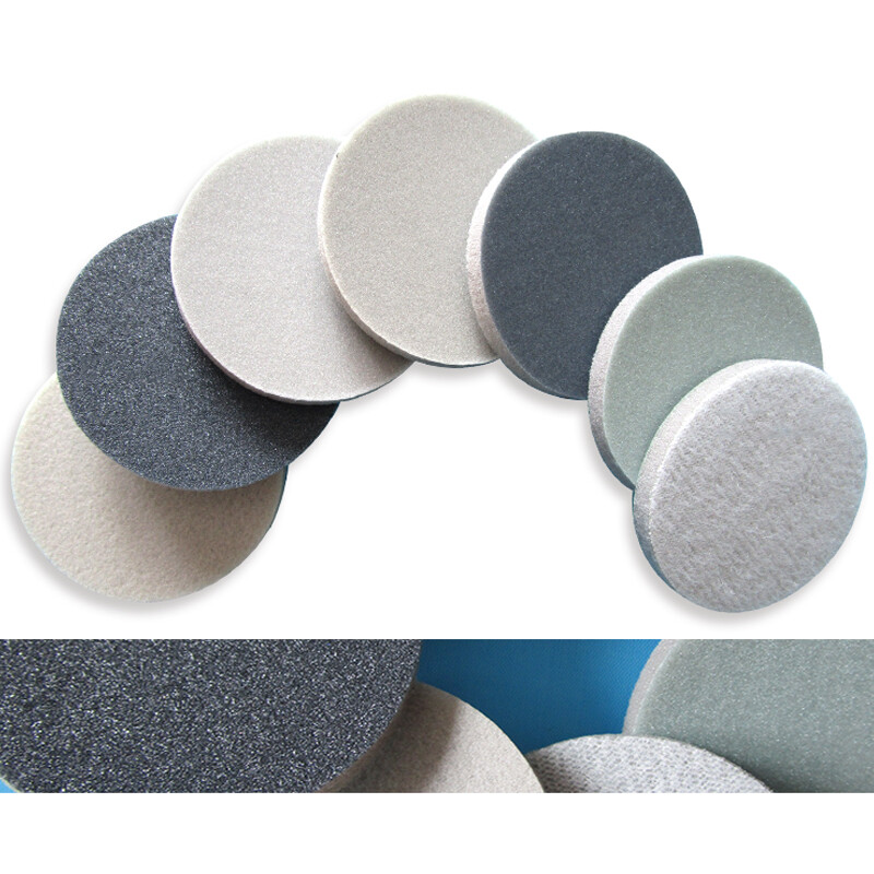 75mm 3 Inch Wet & Dry Foam Sanding Disc Hook Loop Sponge Sandpaper 300-3000 Grit