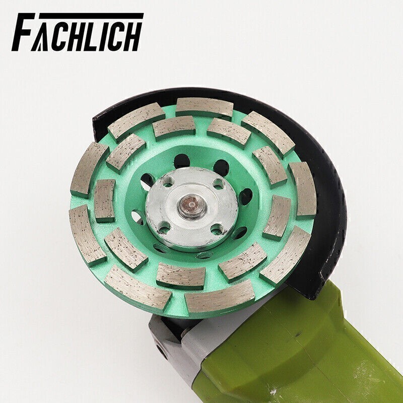 1pc Dia 7″/180MM Diamond Double Row Grinding Wheel Grinding Disc For Concrete