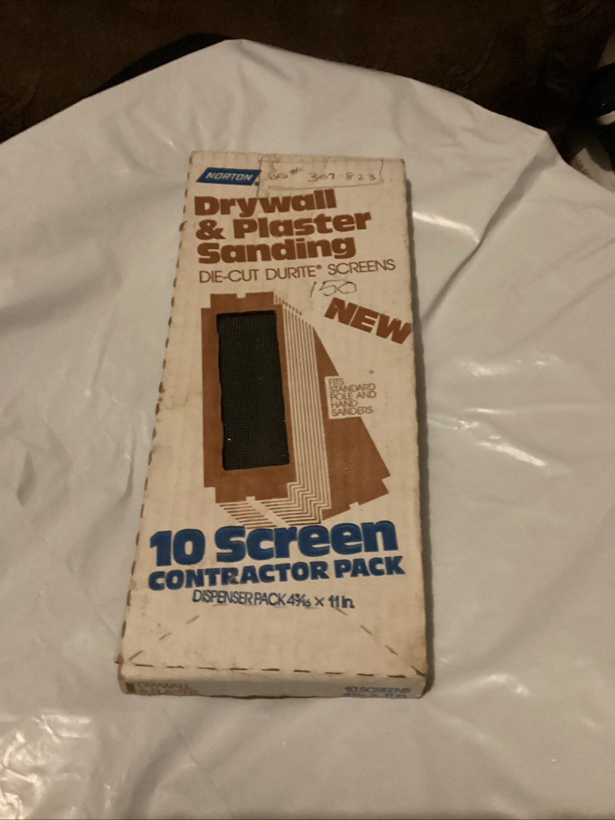 NORTON DRYWALL & PLASTERING SANDING 150 GRIT SCREENS (7 Ct) 4 3/16”x 11” (#62)