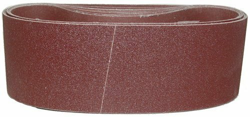 5-Pack SAIT Resin Bonded Belts, Aluminum Oxide, 3″ x 21″, 40 Grit,