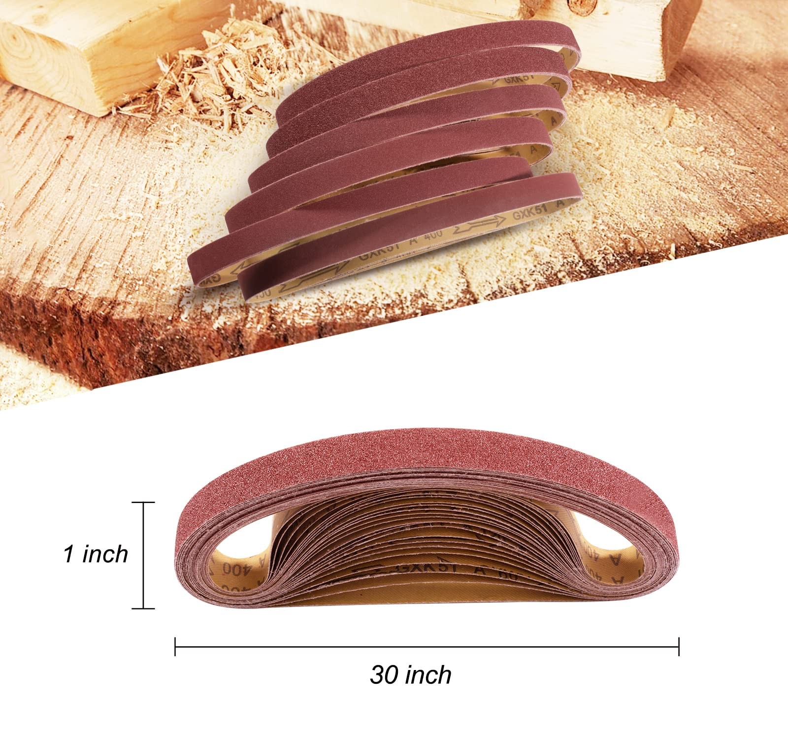 S SATC Sanding Belts 1×30-Inch belt Belt Sander 1×30 Inch