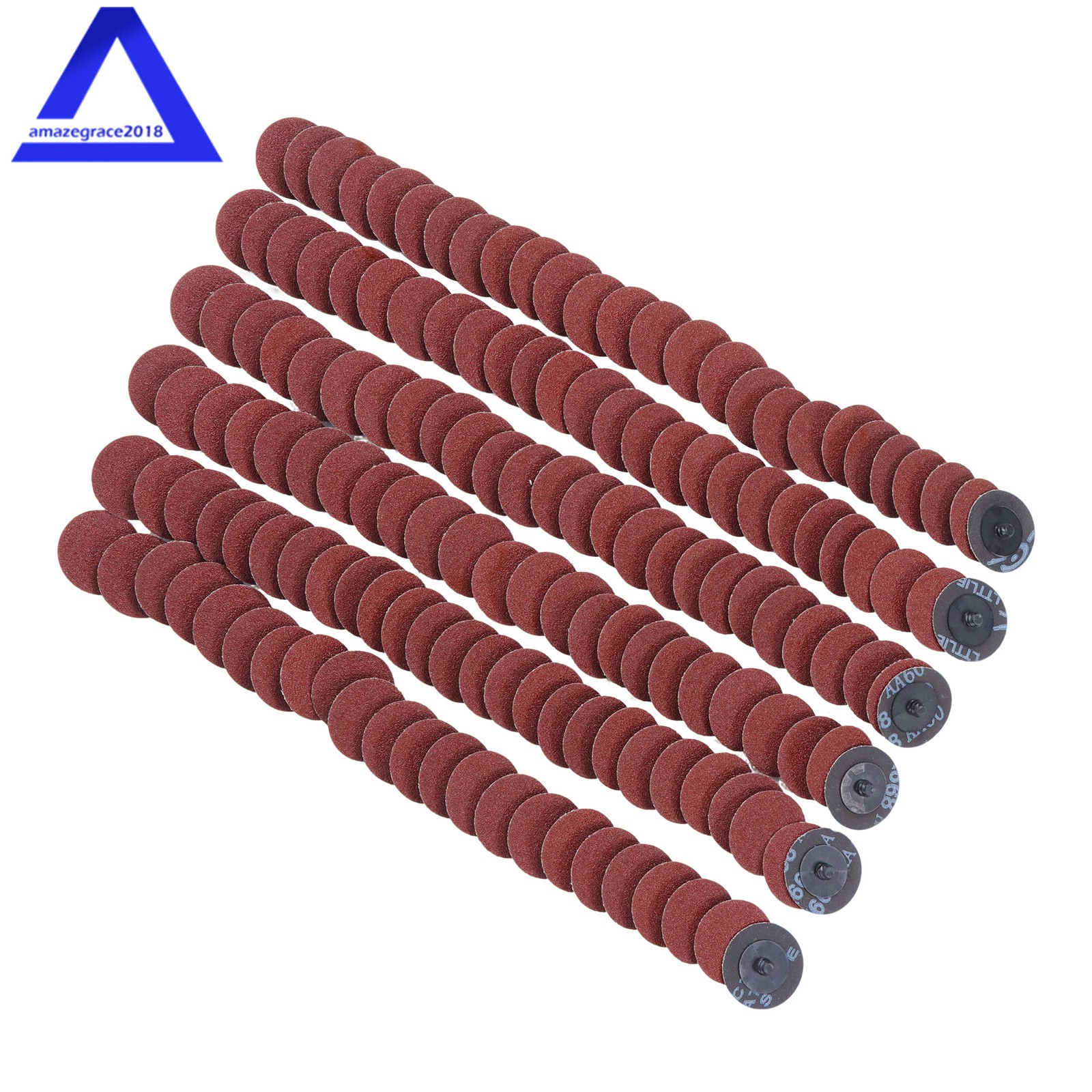 150 PCS 2 Inch Sanding Discs 60 Grit Twist lock Discs Die Grinder for Surface