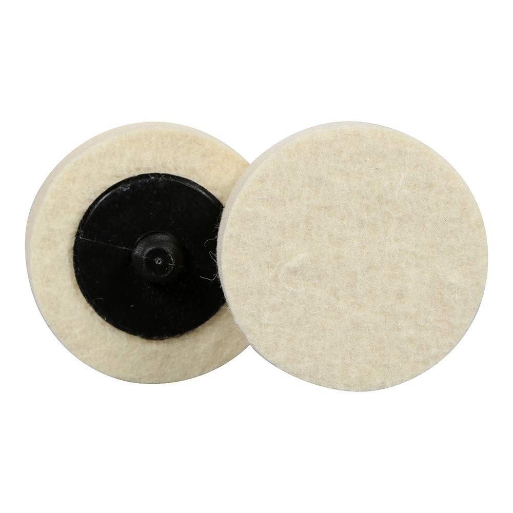 Polish Plus Felt Quick Change Buffing Discs – 10 Pack (2″)