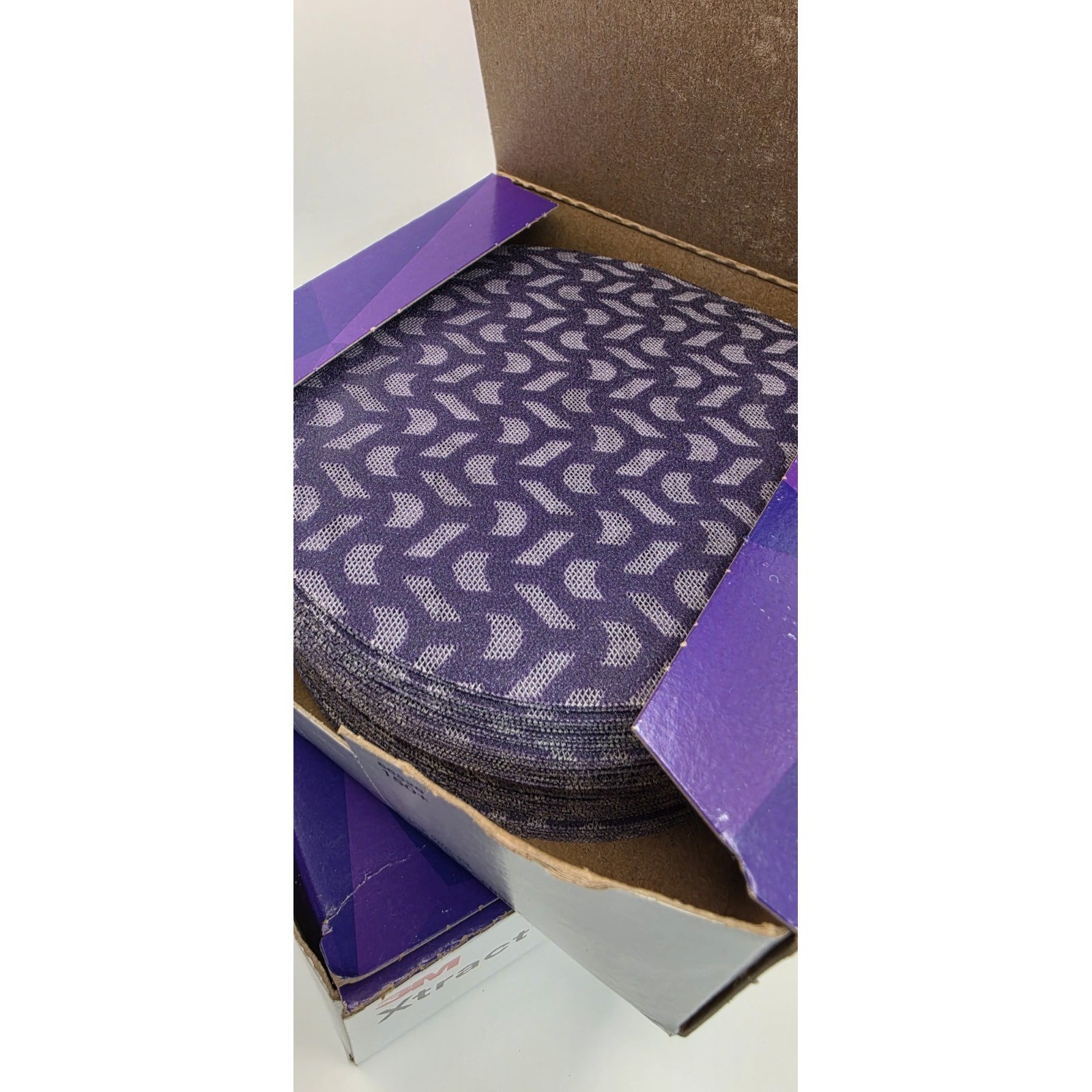 2 Pack 66526 3M Xtract Cubitron II 710W Net Sanding 50 Disc 6 inch 150+ Grit