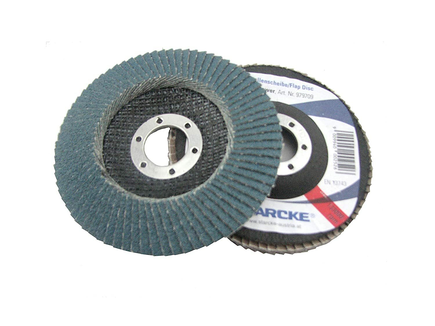 Starcke Premium 4-1/2 X 7/8 Inch Arbor Hole Zirconia Flap Grinding Discs