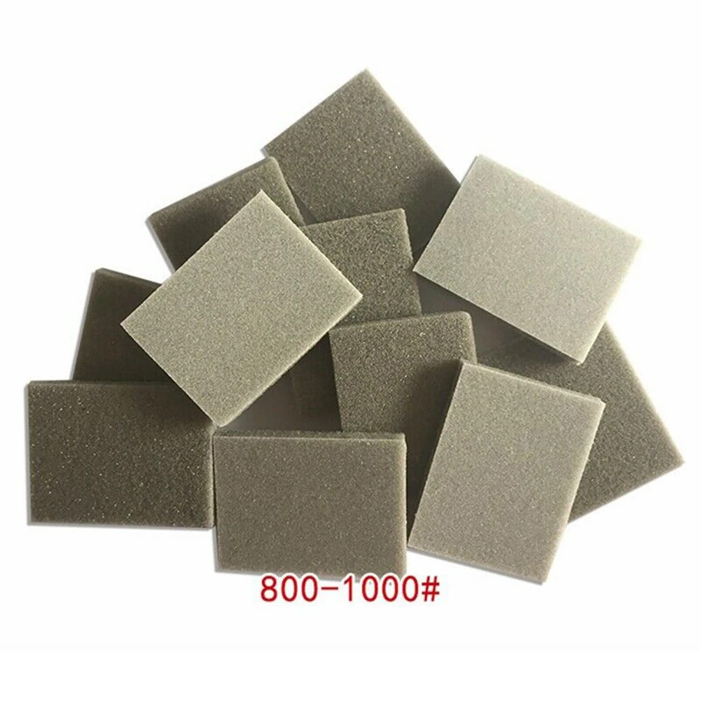 20Pcs Sponge Sanding Block Wet Dry Grinding Sandpaper 300-400 500-600 800-1000 1