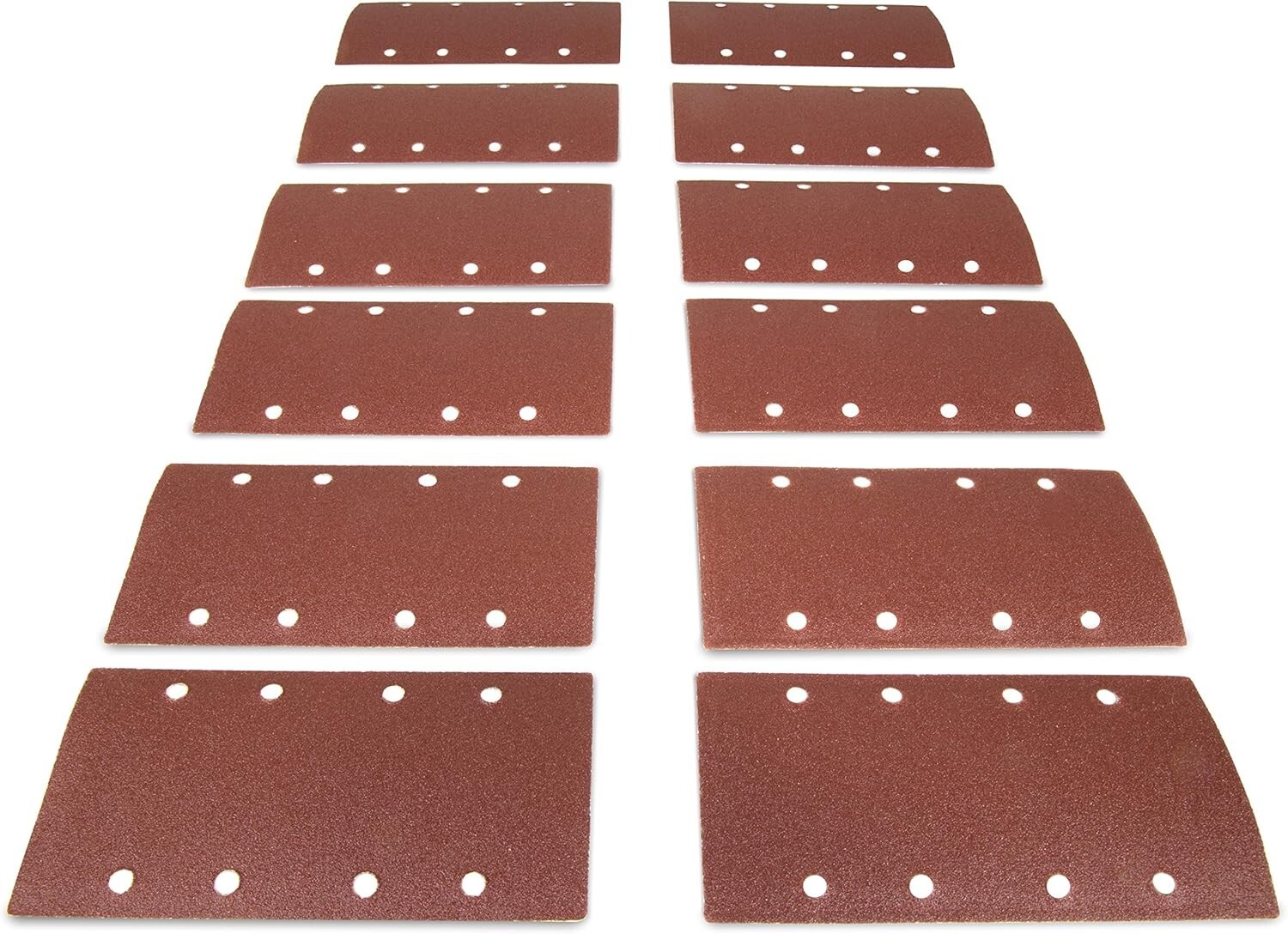 6313SP 1/3 Sheet Sander Hook-and-Loop Sandpaper (12 Pack), Assorted Grits New