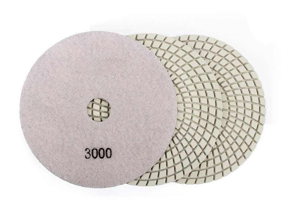 5 Inch Diamond Polishing Pad Wet Professional Grade for Marble Stone Sanding