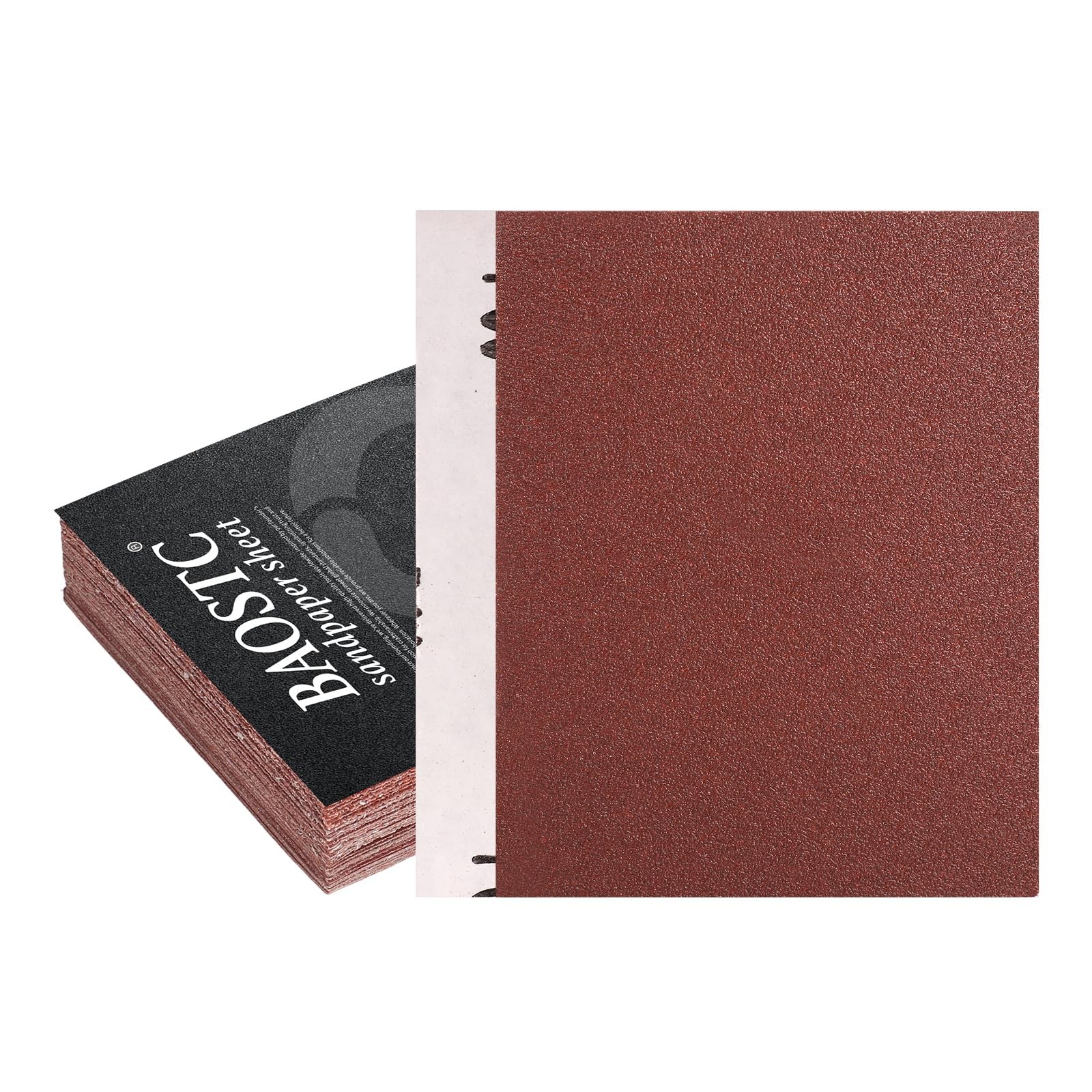 1/4 Sandpaper Sheet,4-1/2″*5-1/2″ Assorted 60-80-120-180-240,50PACK