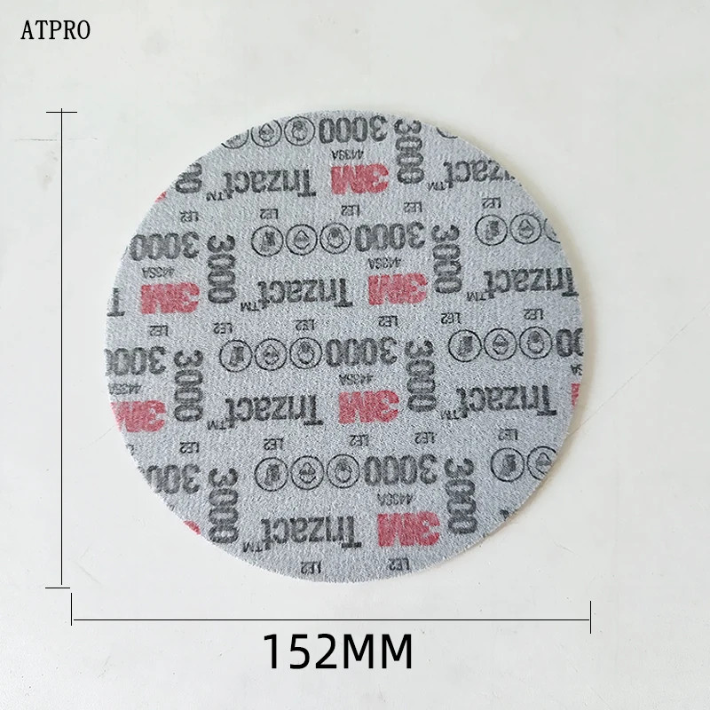 3M 02085 Trizact 6-Inch 3000-Grit Sandpaper For Ultra-Fine Grinding