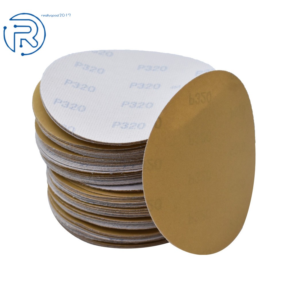 100Pcs 6″ NO-Hole Sanding Disc Hook & Loop Sanding Discs Grit 60-320 Sand Paper
