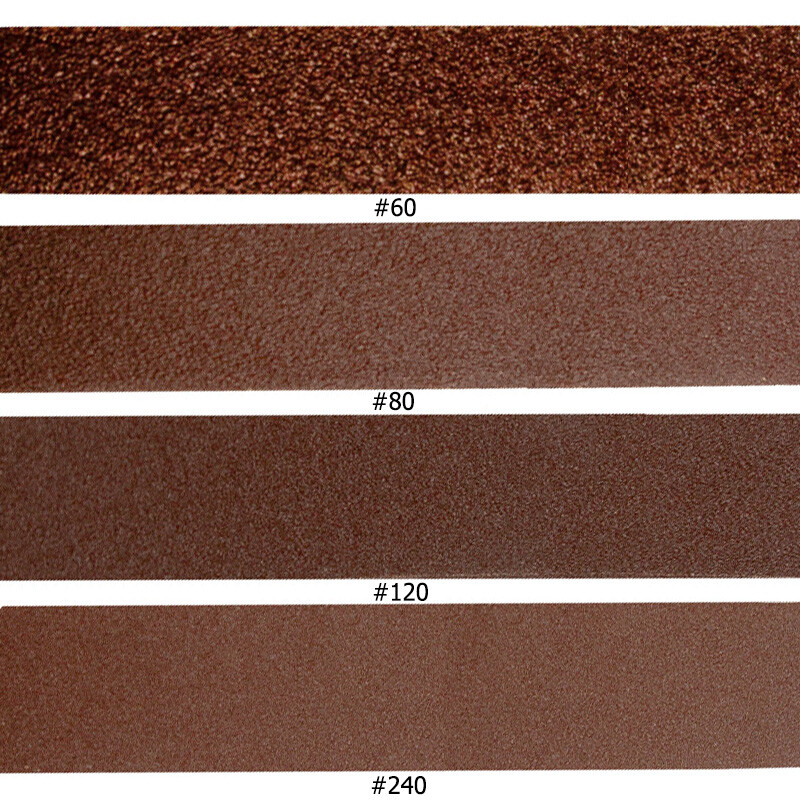 Sanding Belt 1 x 30”, 60 80 120 240 Grit for plaster, light metal sanding -5pcs