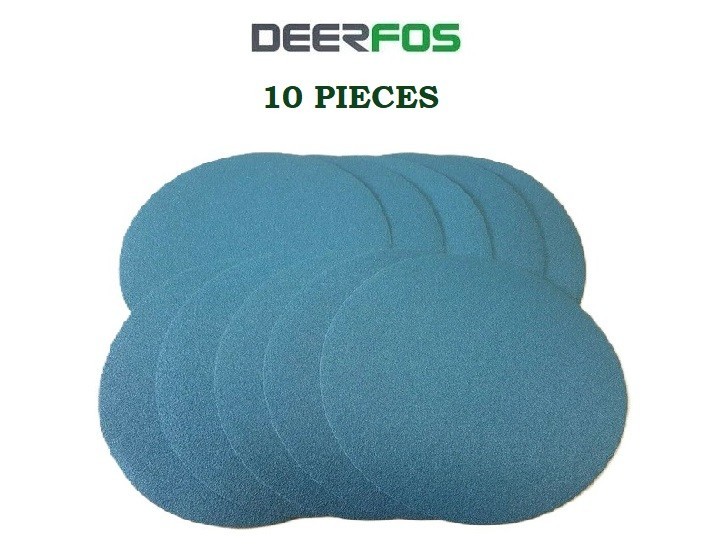 DEERFOS 6″ SANDING DISC 600 GRIT SANDPAPER PSA SELF ADHESIVE SHEET 10PCS