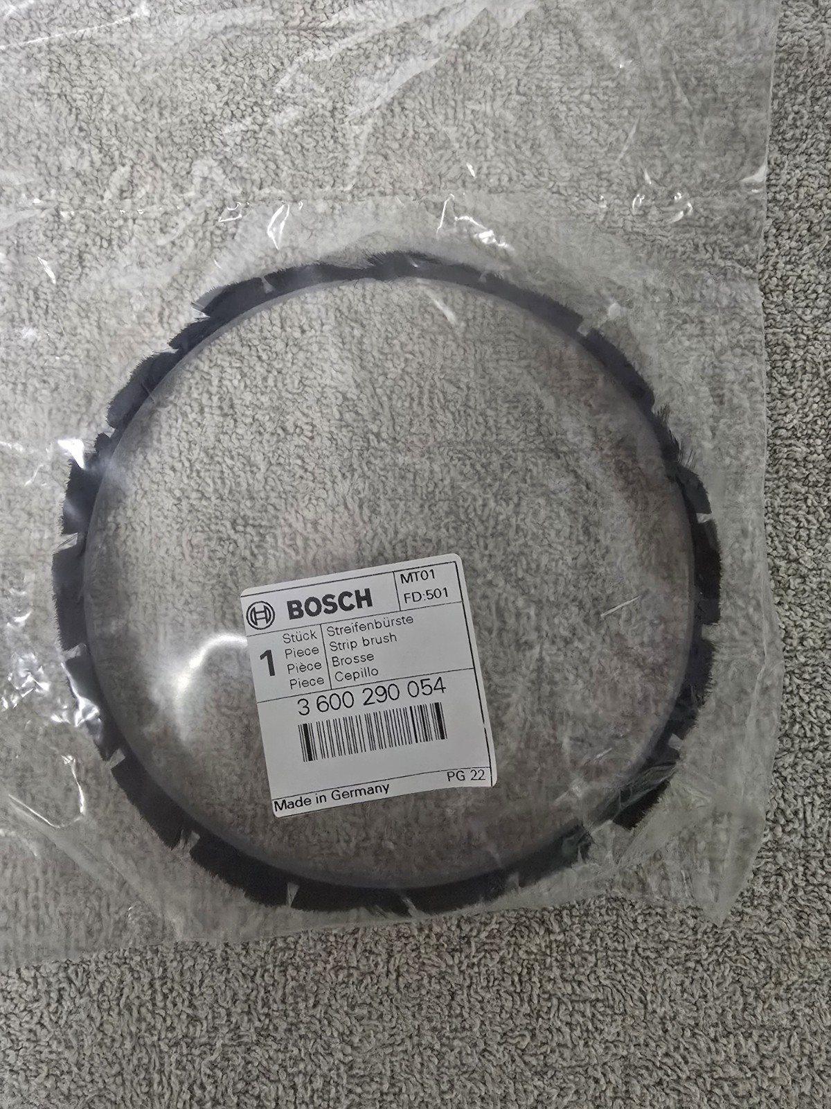 Bosch 1773AK Genuine OEM # 3600290054 Concrete Surface Grinder Replacement Brush