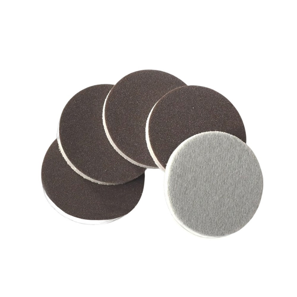 125mm 5 Inch Wet And Dry Sponge Red Sandpaper Foam Sanding Discs 300#-2000# Grit