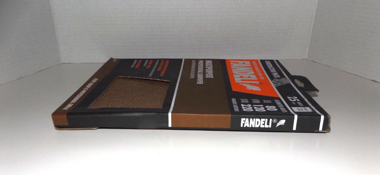 2 Pkg – Fandeli 25 Sht Assorted Grit Professional Sandpaper New Sealed Old Stock