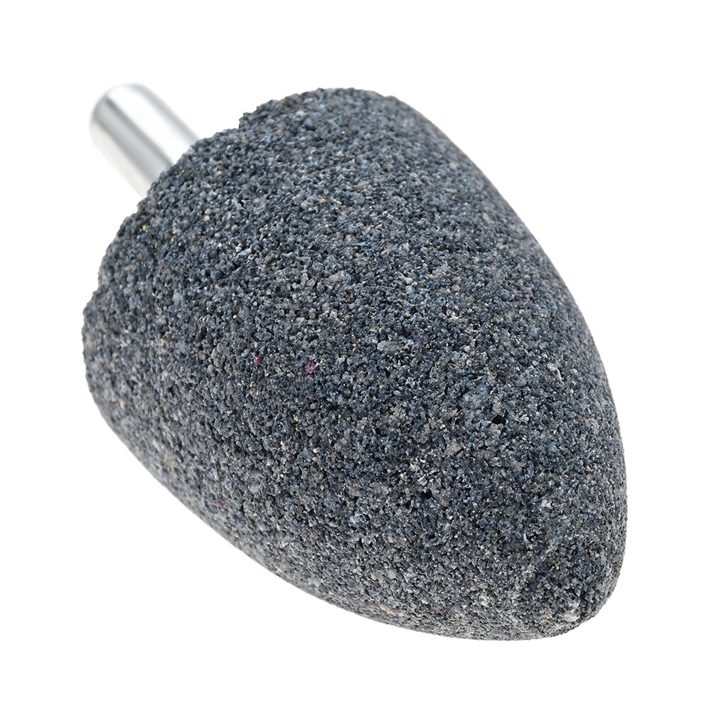 10PC Cone Shape Grinding Stones 30mm Aluminium Oxide Fit Electric Rotary Tool