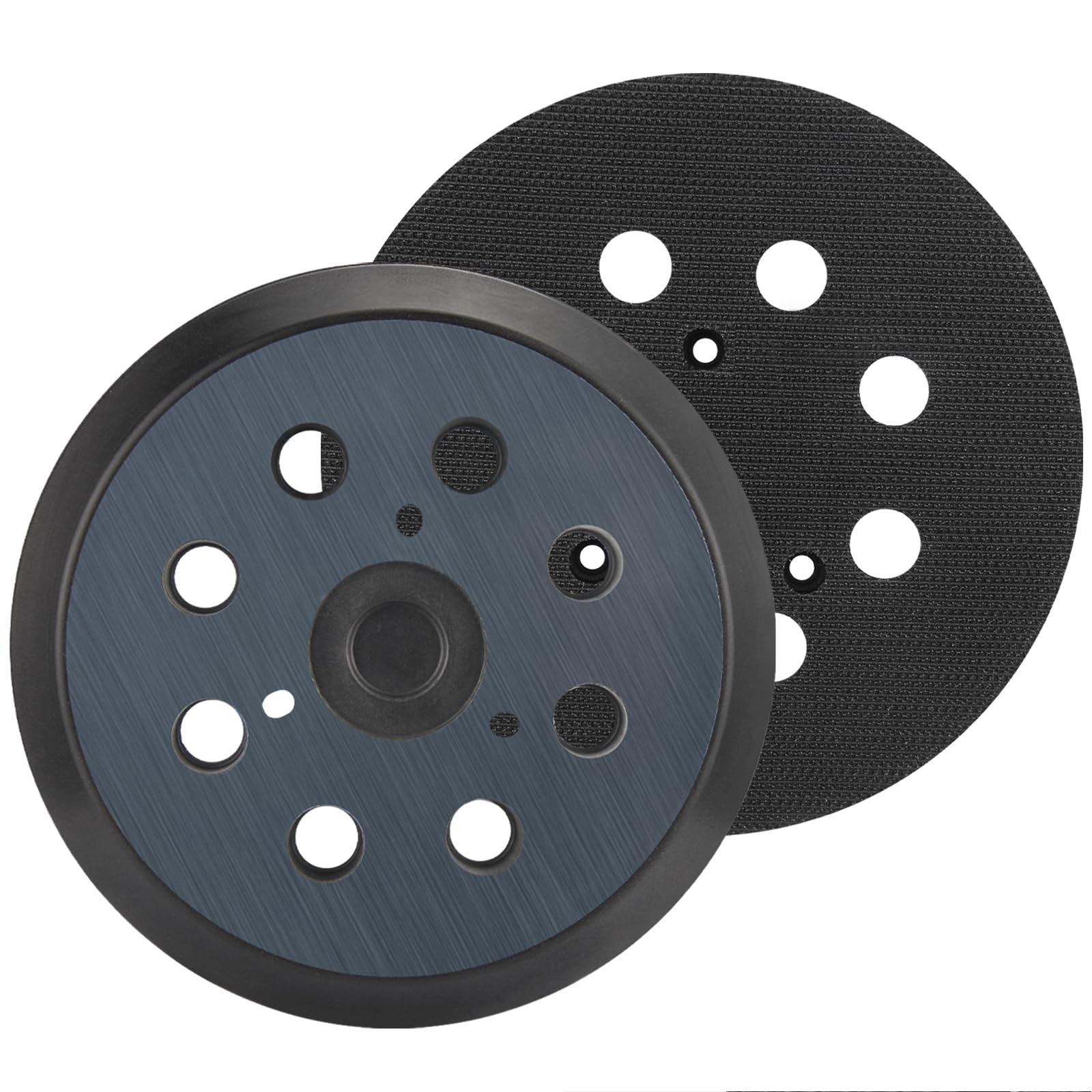 5 Inch Sander Pads Replacement Hook Loop 8 Hole For Orbital Sanders 2 Pack