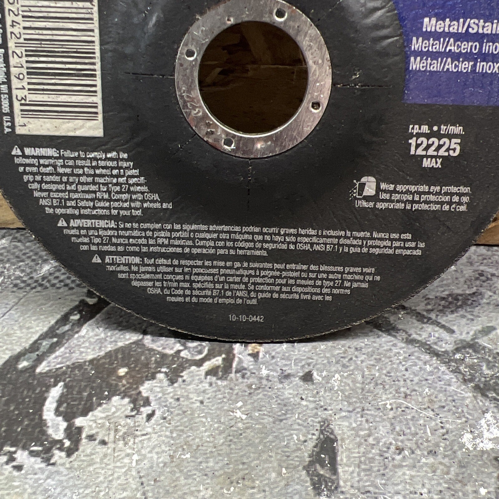 2 PACK Milwaukee 49-94-5005 Cutting Wheel 5 X .045 X 7/8 Type 27