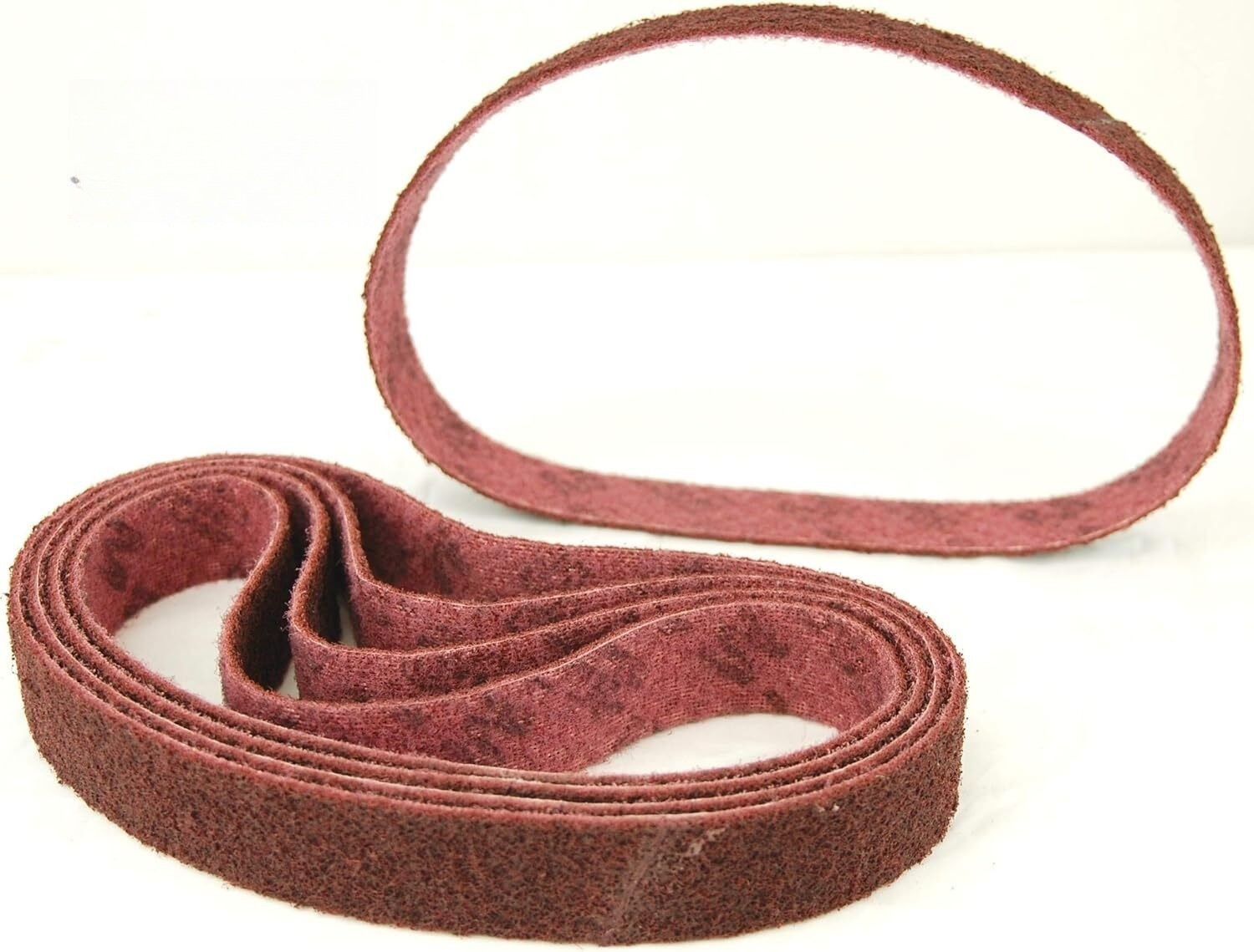 25 PACK 3/8″ x 13″/10x330mm Nylon Sanding Belts Abrasive Medium For Metal & Wood