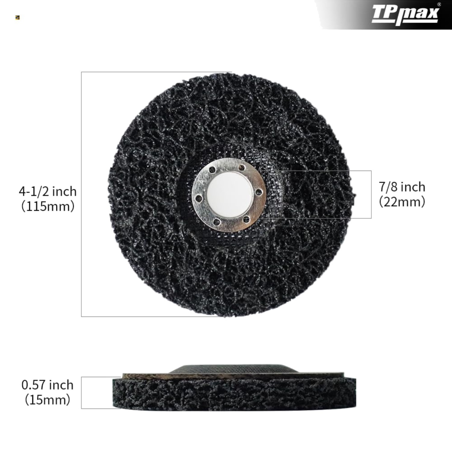 Coarse Grit Stripping Discs 3 Pack – Durable Rust Remover Wheel for Metal & Wood