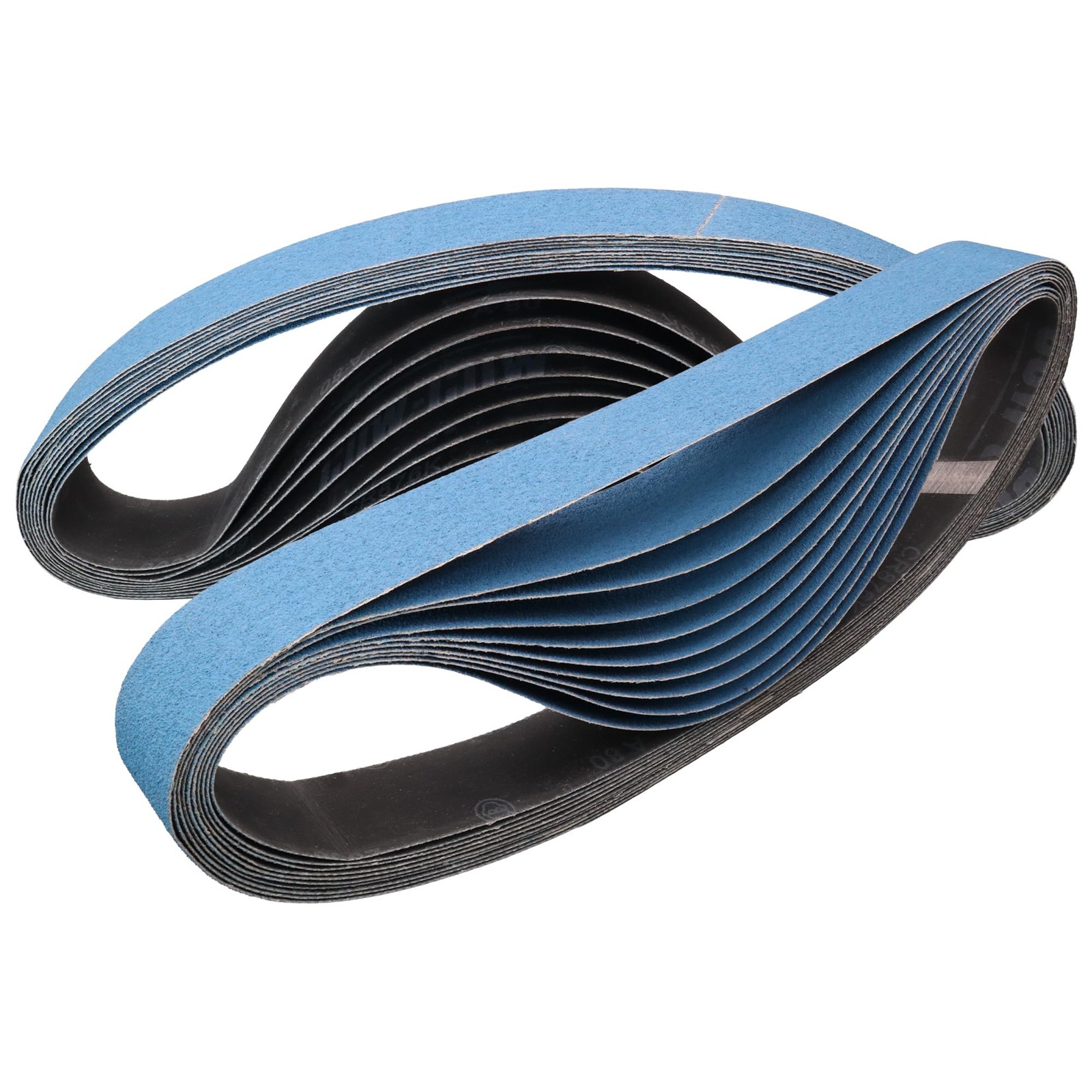 10 PCS 2×42 Inch Zirconia Sanding Belts 80 Grit Grinding Metal Woodworking