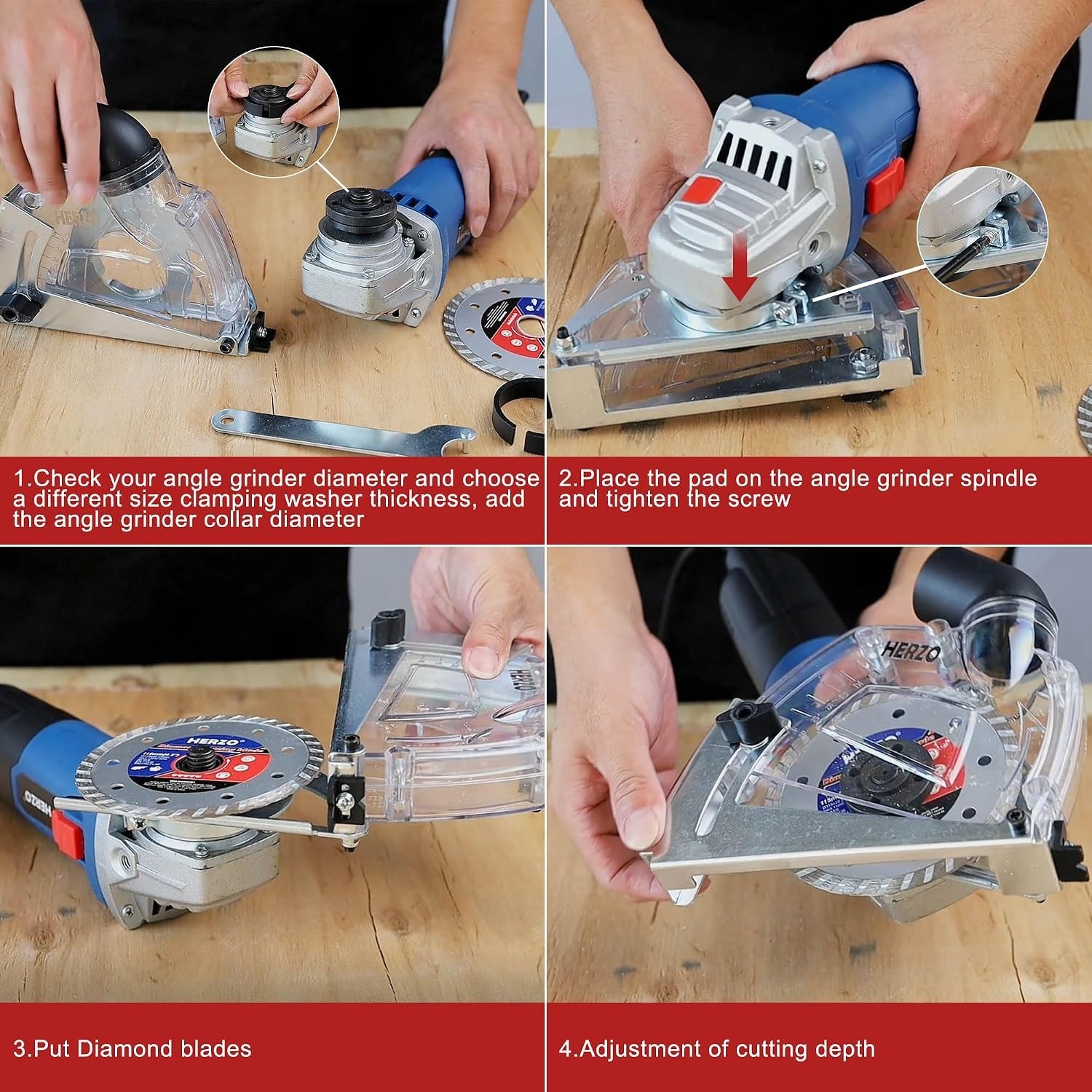 Cutting Dust Shroud for 4-1/2″ & 5″ Angle Grinders – Health & Safety