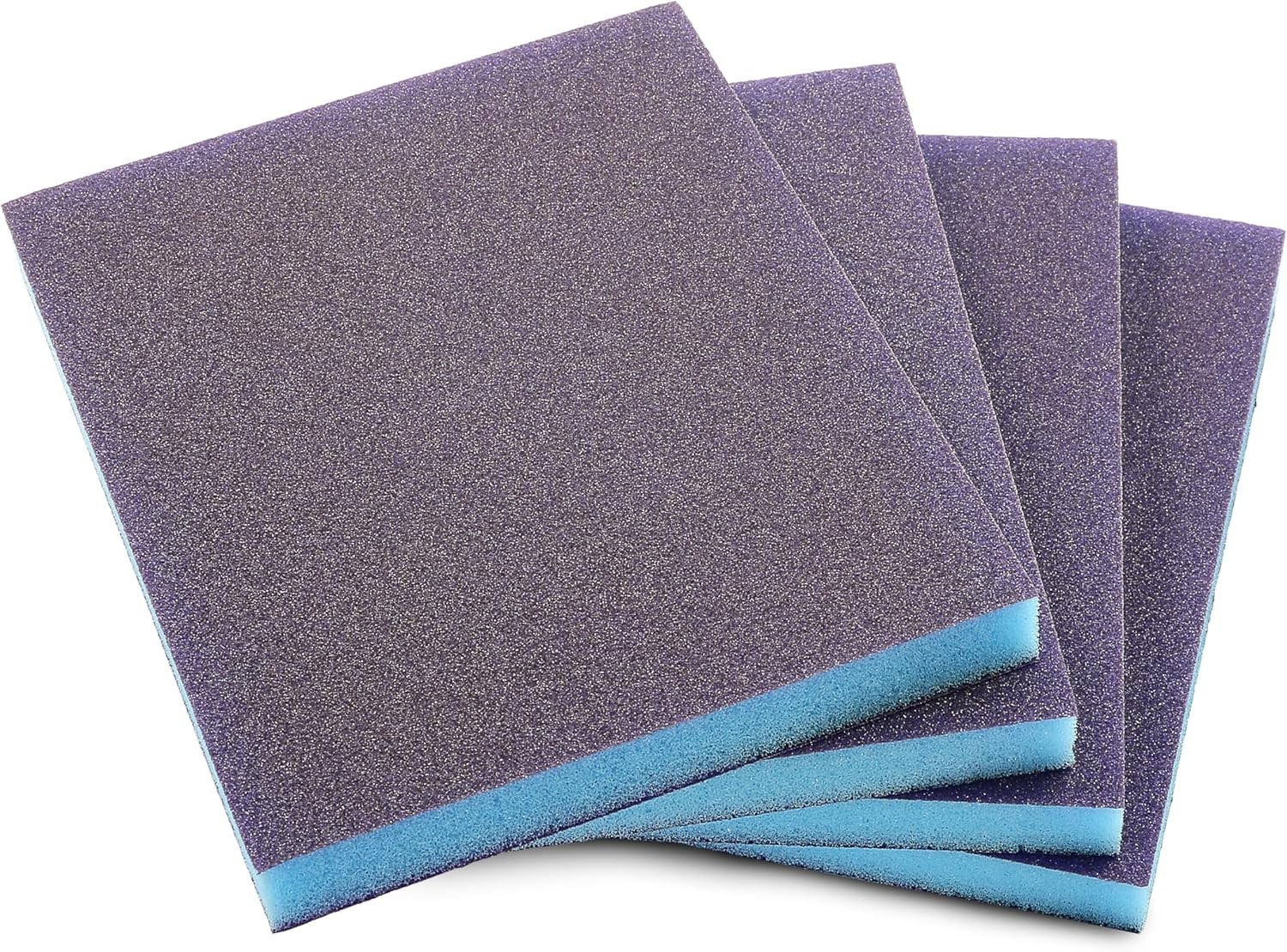 120 Grit Sanding Sponge 4Pcs Washable Reusable Wet Dry Sandpaper
