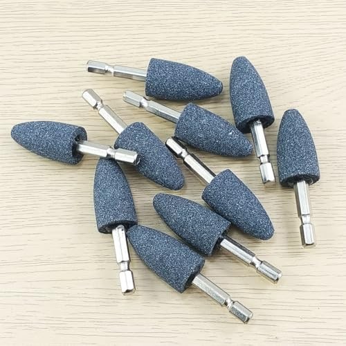 ??????? 10 Pcs 20 mm Bullet Shape Rotary 10 Pcs 20mm Bullet Shape