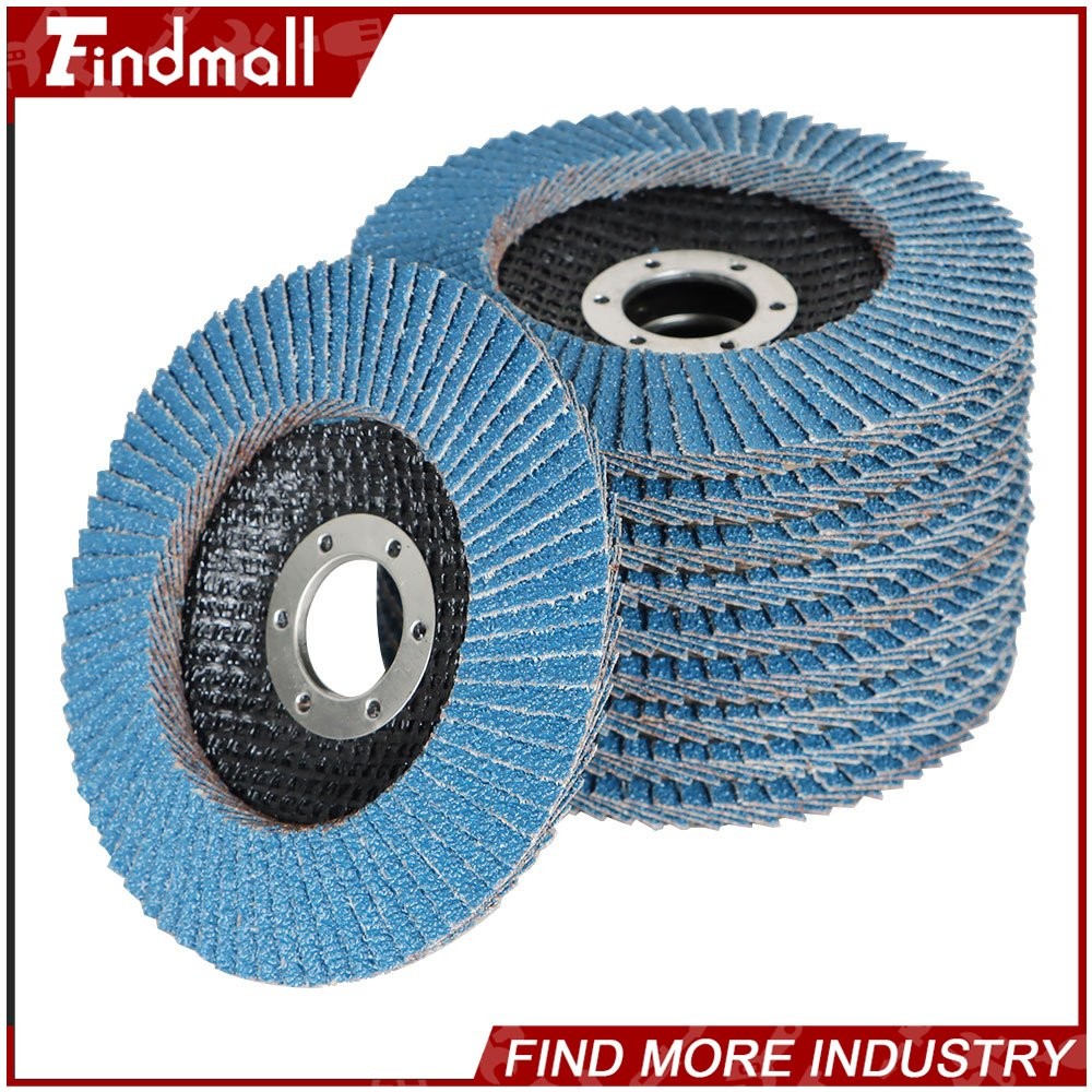 Findmall 4-1/2” x 7/8” Flap Discs T29 Premium Zirconia Sanding Grinding Discs