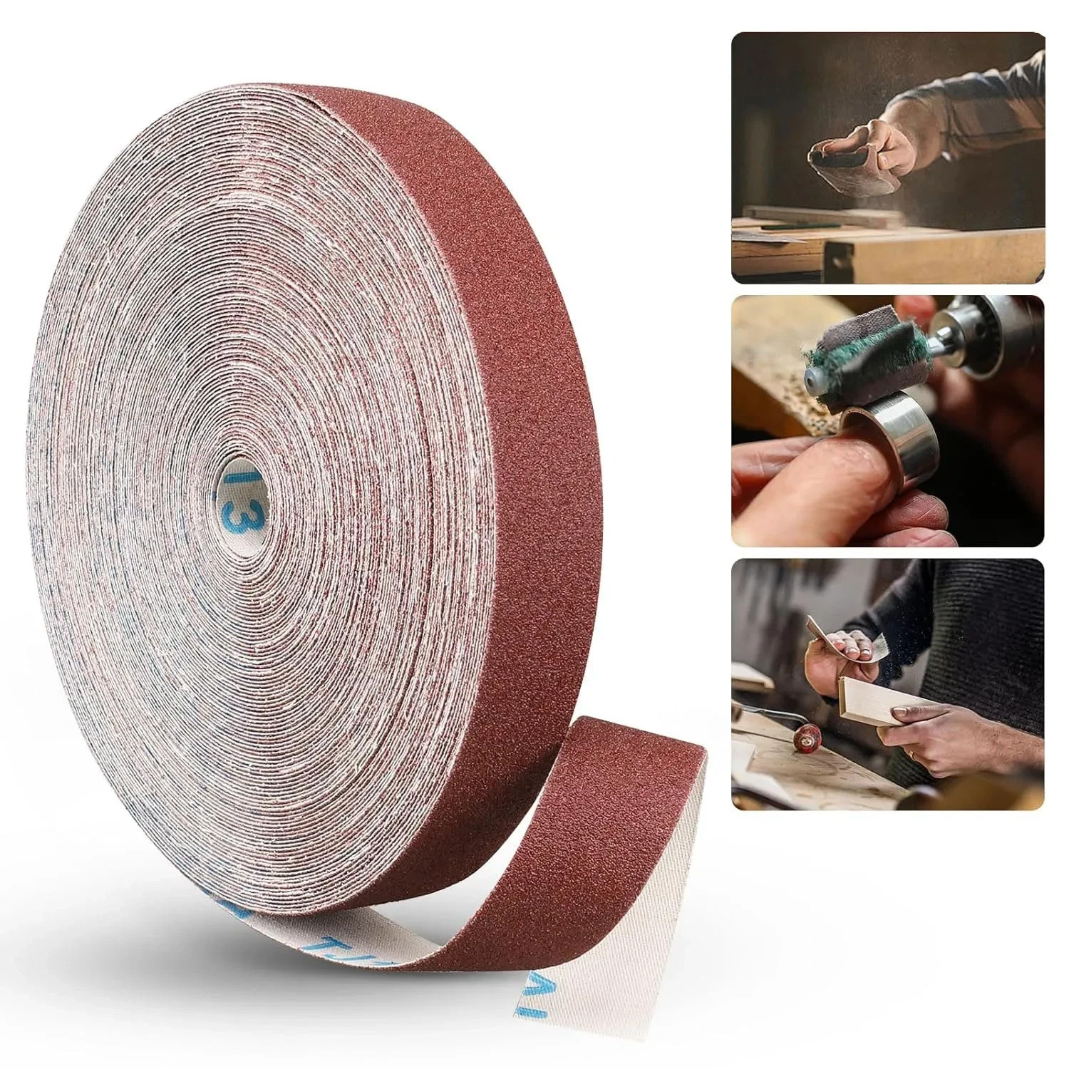 Emery Cloth Sandpaper Roll 1pc Wooden Water Polishing Sandpaper – NEW