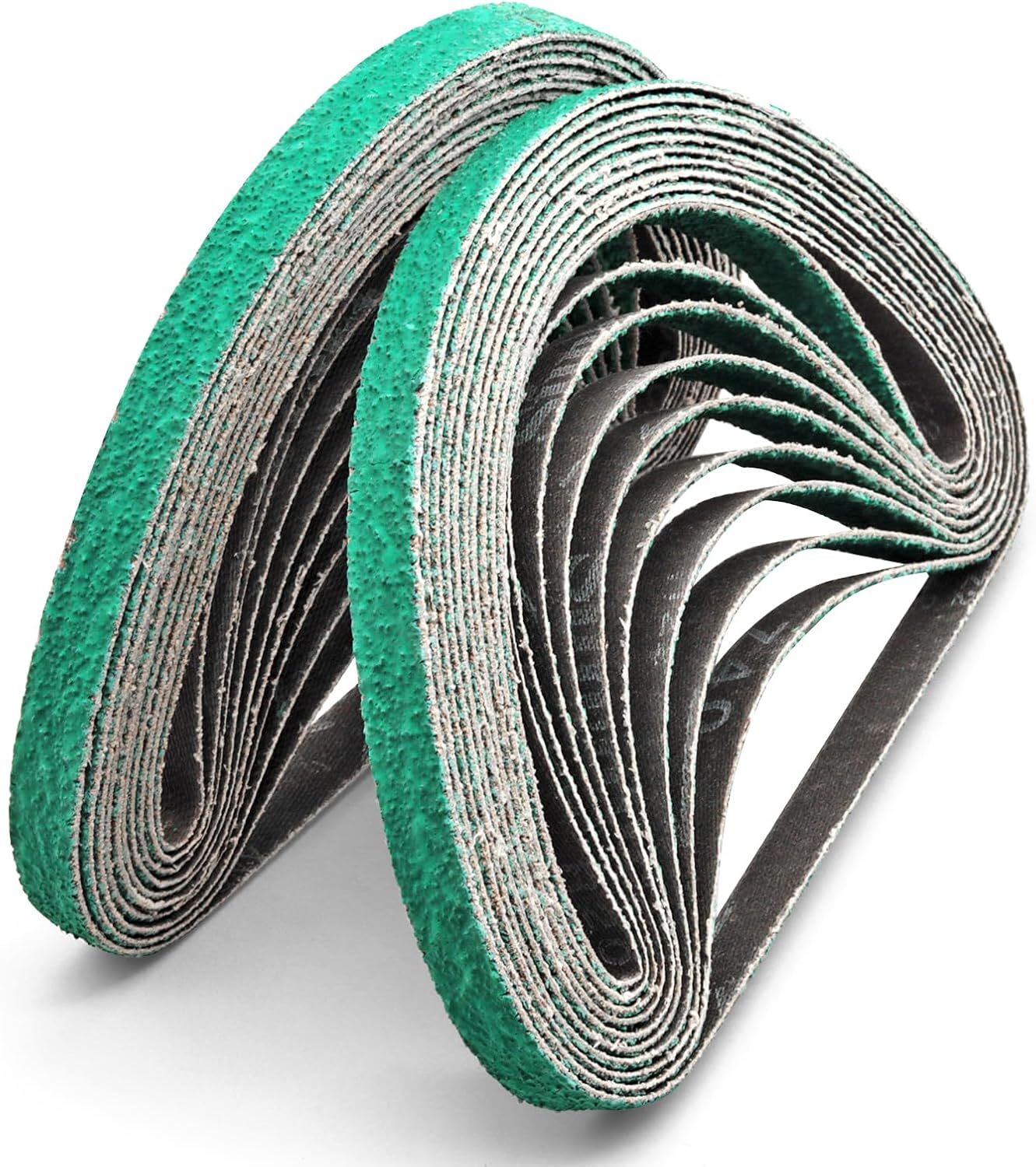 3/8″ x 13″ Zirconia GREEN Sanding Belt for Air Belt Sander 40 Grit for Metal