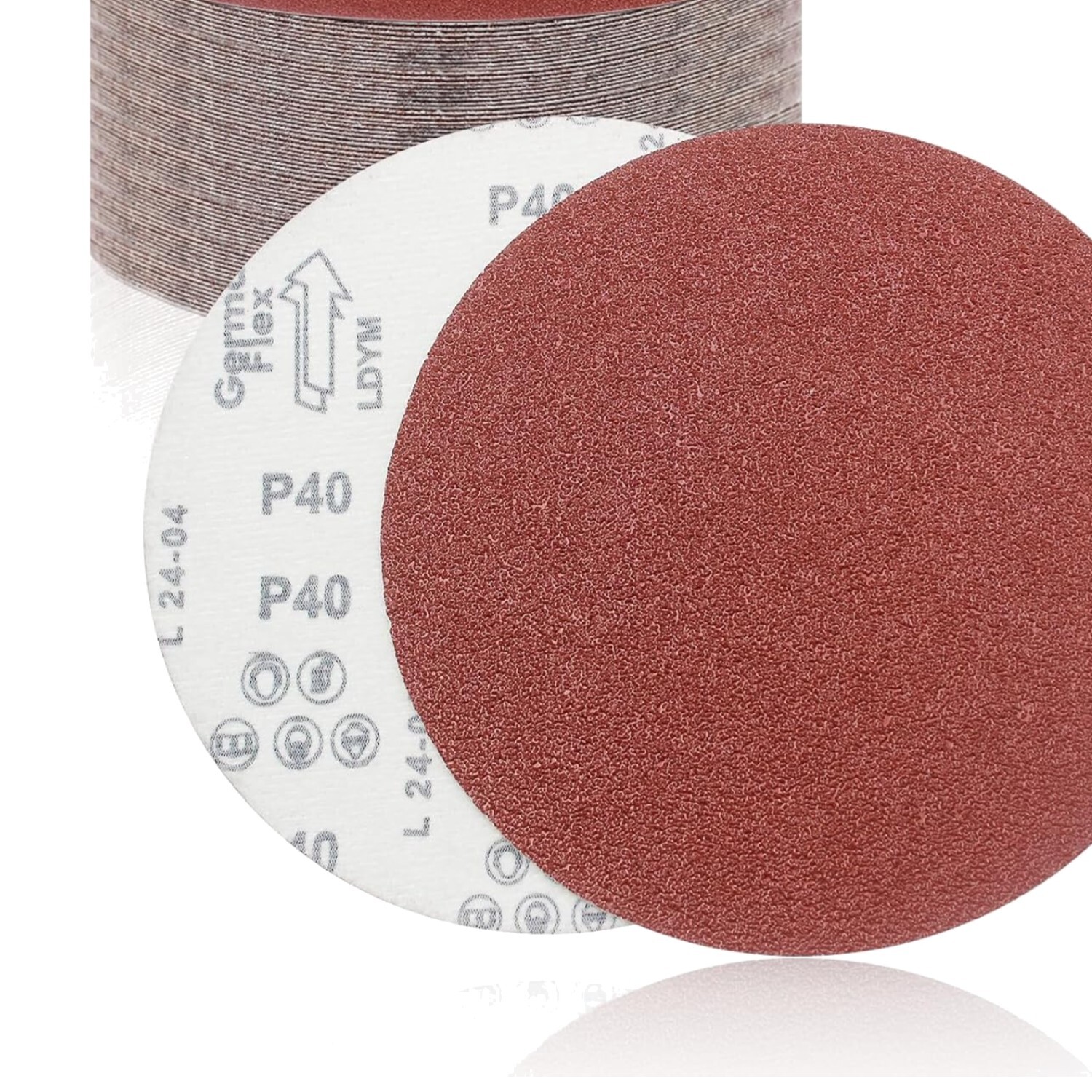 30-Piece 12-Inch Sanding Disc Set – Hook and Loop Grits for Orbital Sanders