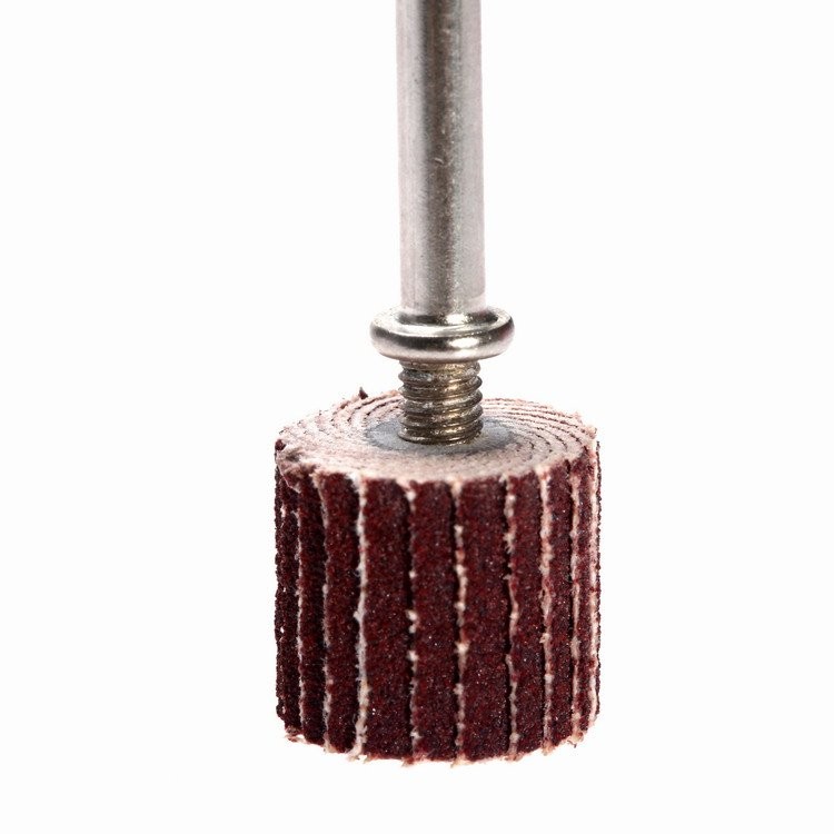 10Pcs Flap Wheel Head Sander Rod 240 Grit Polishing Grinding Power Rotary Tool