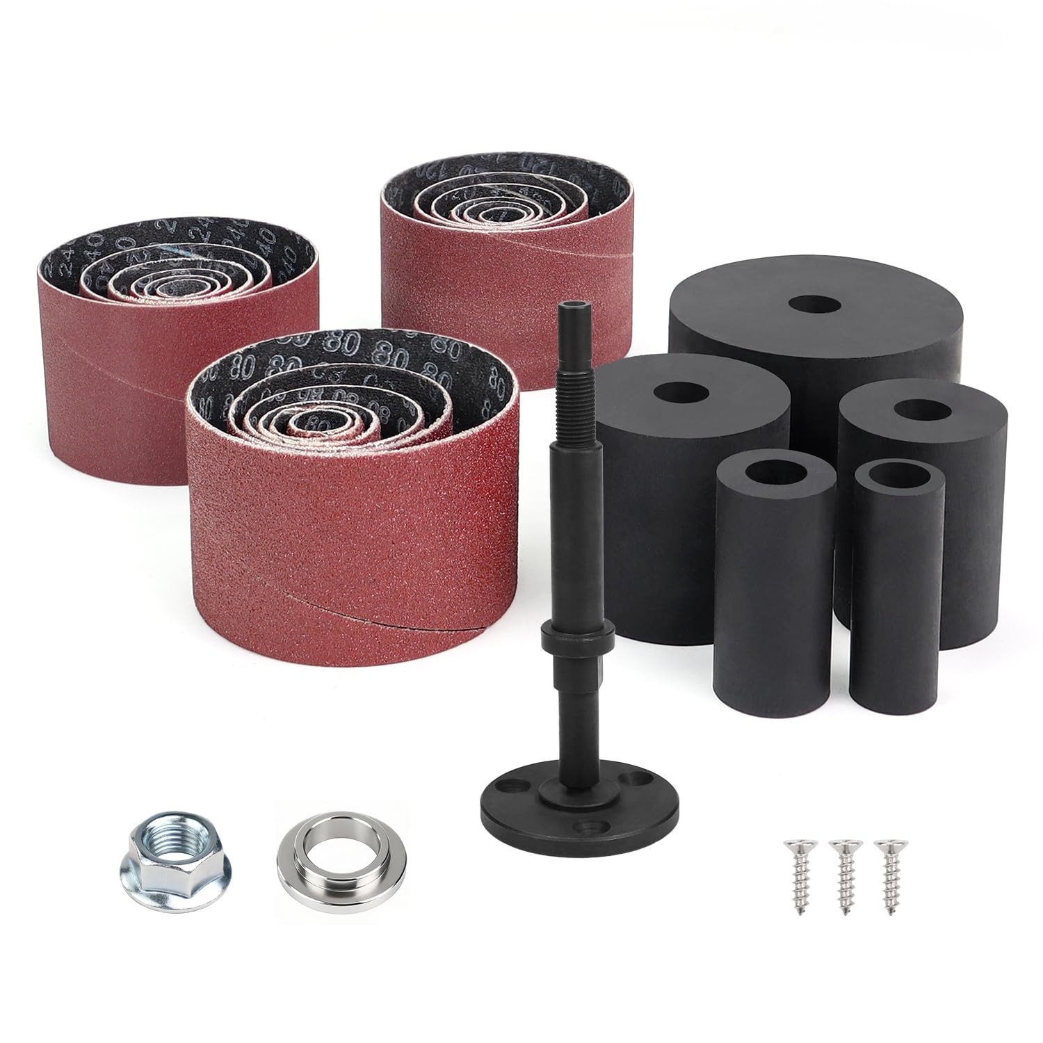 scottchen PRO 2″ Drill Press Sanding Spindle Kit Spindle Sander Drum Kit Bottom