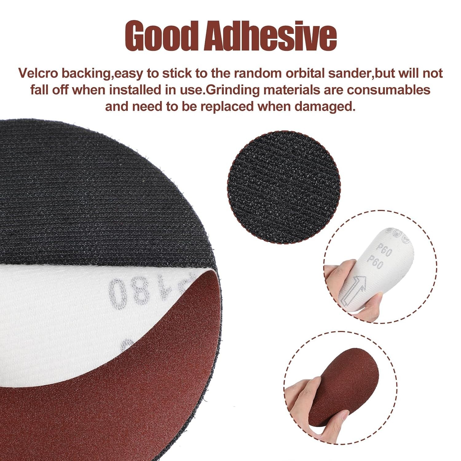 Comprehensive 114-Piece Sanding Disc Set for Grinders – Easy Switch Grits