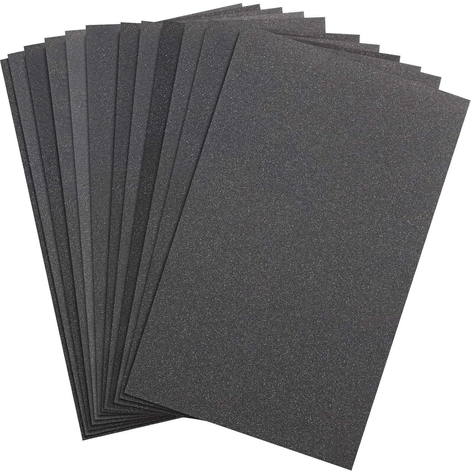 Abrasive Dry Wet Waterproof Sandpaper Sheets Assorted Grit Of 400/600/ 800/1000/
