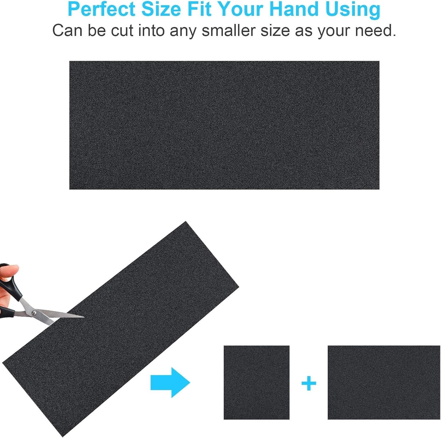 Sandpaper Sheets, 48 Pc, 9 x 3.6 Inch, Assorted Grit, Wet Dry, Silicon Carbide