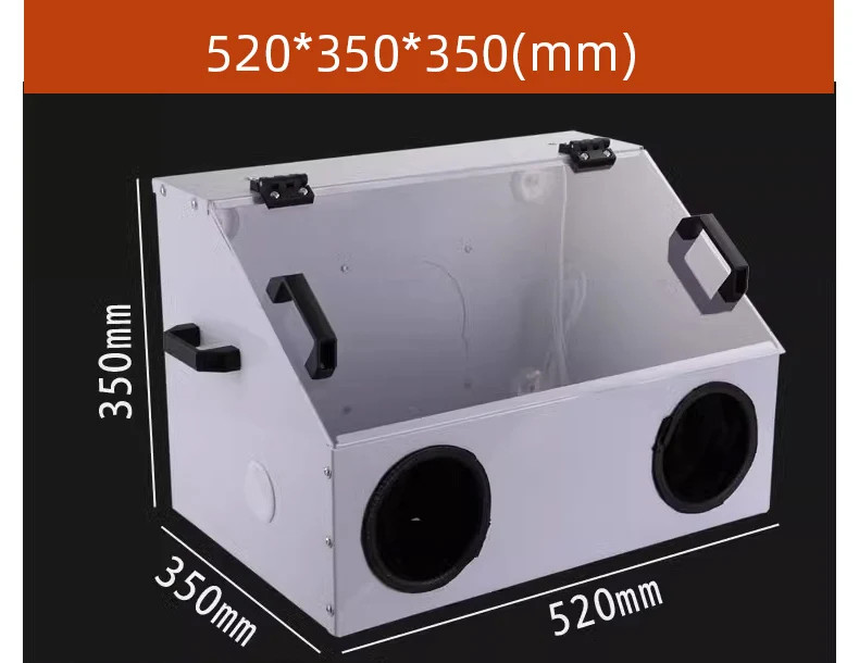 Compact Water Curtain Spray Booth with Negative Pressure Exhaust Fan ForHome Use