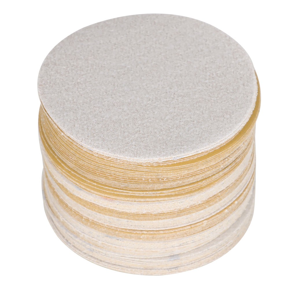 100 Pack 5 Inch 60 – 320 Grit Hook Loop Pads Sanding Discs NO-Hole Sand Paper