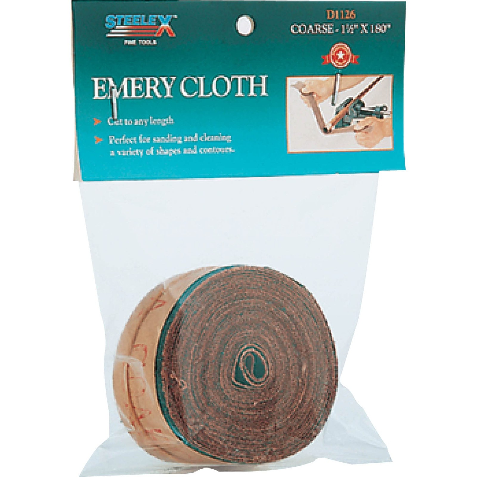 Steelex D1126 60 Grit 1-1/2″ by 15-Feet 1.5 inch x 15 feet, grayish-brown