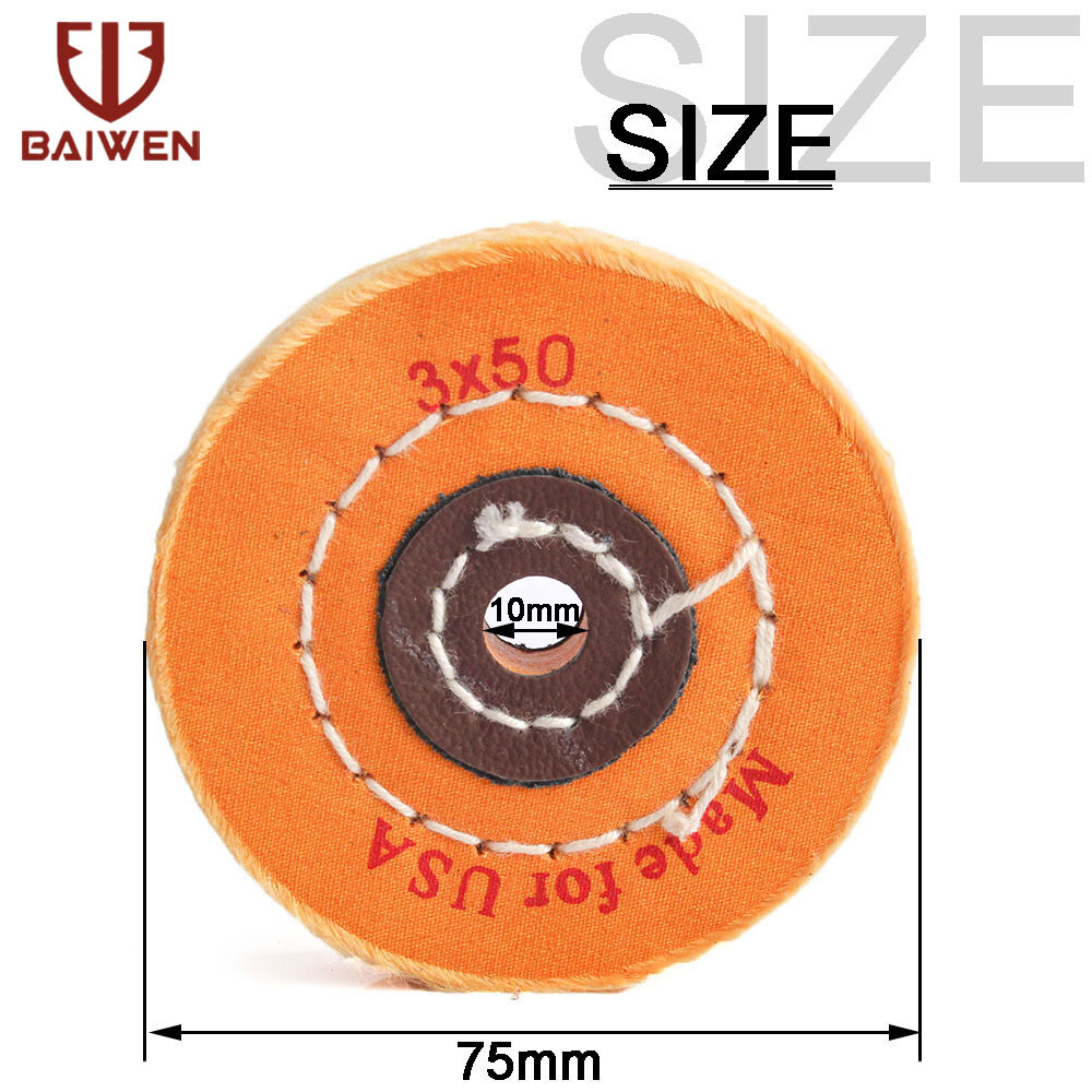 75mm 3” Bench Grinder Grinding Wheel Ceramic Metal Marble Stone Polishing Wheel