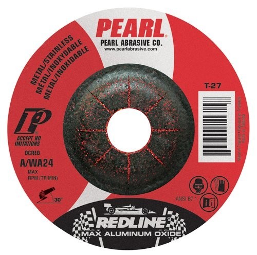 Grinding Disc 6″ x 1/4″ x 7/8″ Pearl Red ( 10/bx )
