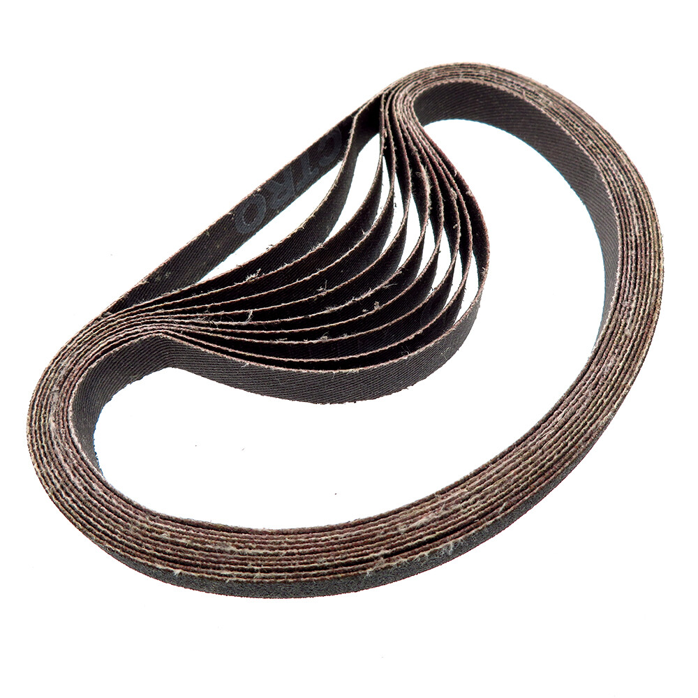 Abrasive Sanding Belts 330mm x 10mm Belt Power Finger File Sander 60 – 240 Grit