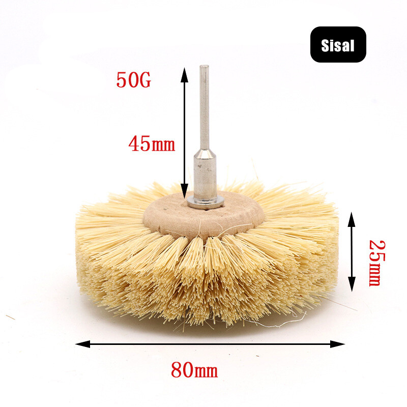 Horsehair / Sisal Polishing Wheel Abrasive Brush Grinding Buffing Wheels Jade