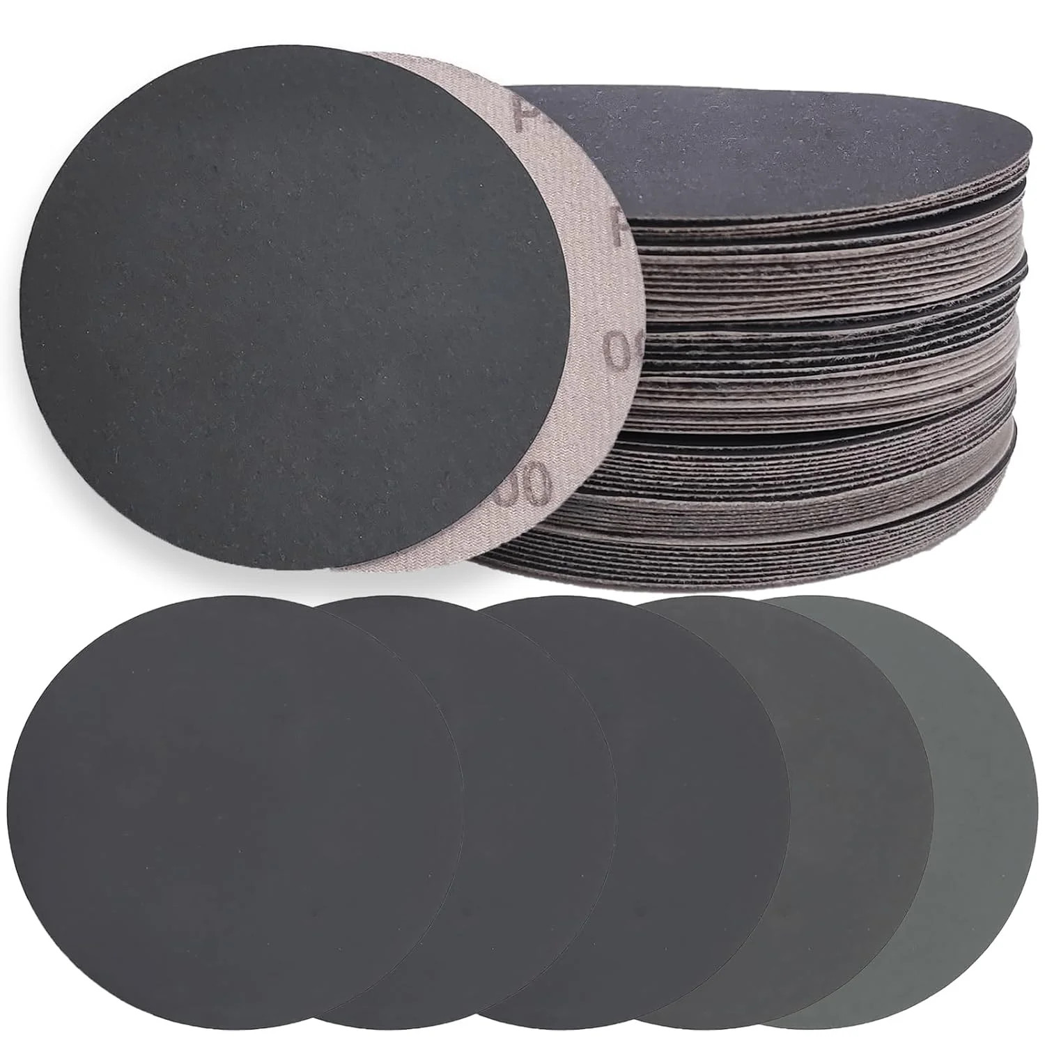 50 Pcs 6 Inch Wet Dry Sanding Discs 1000 1500 2000 3000 5000 Grit Sandpaper Sand