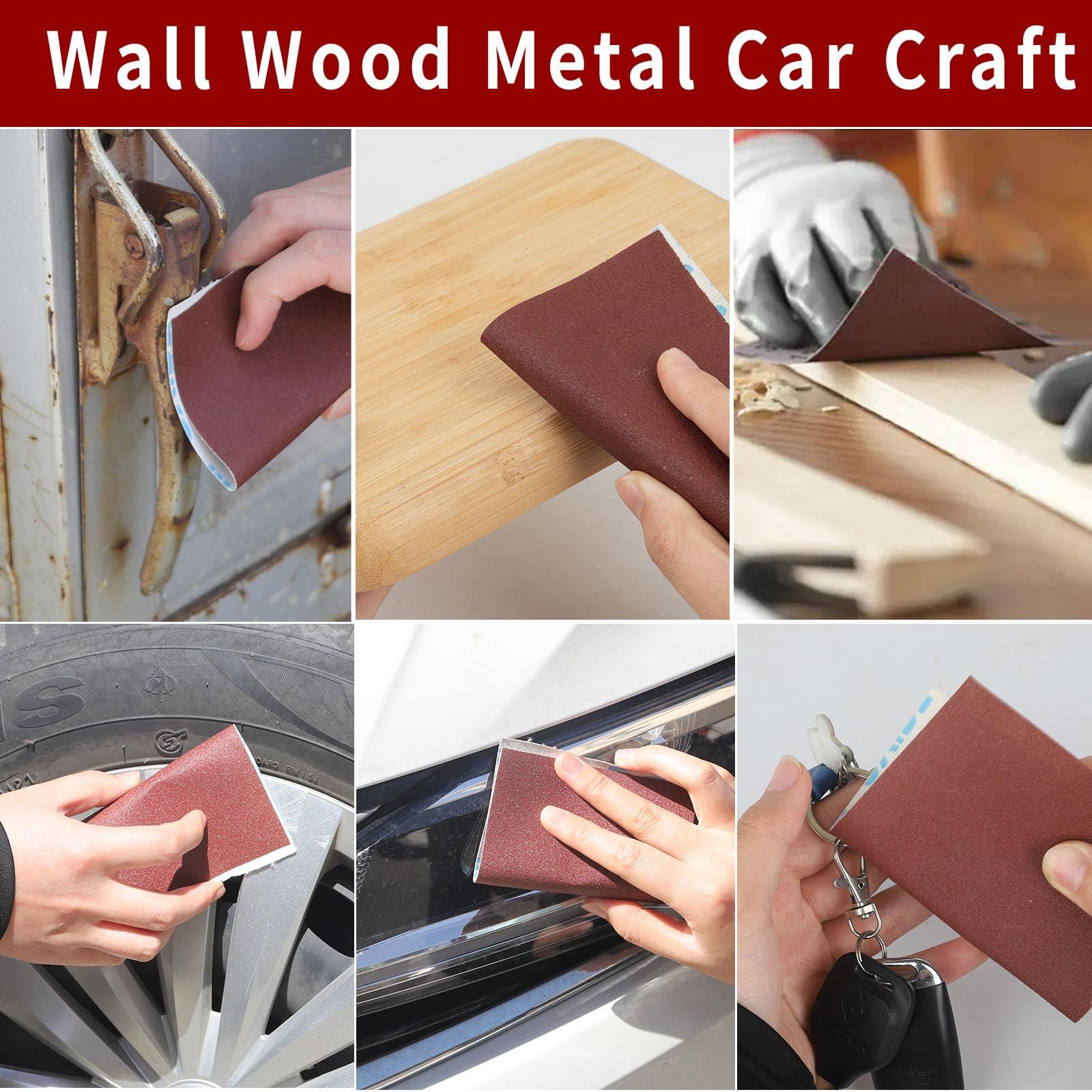 320 Grit Sandpaper Roll 4 Inch x 32.8 Feet Aluminum Oxide Emery Cloth Box