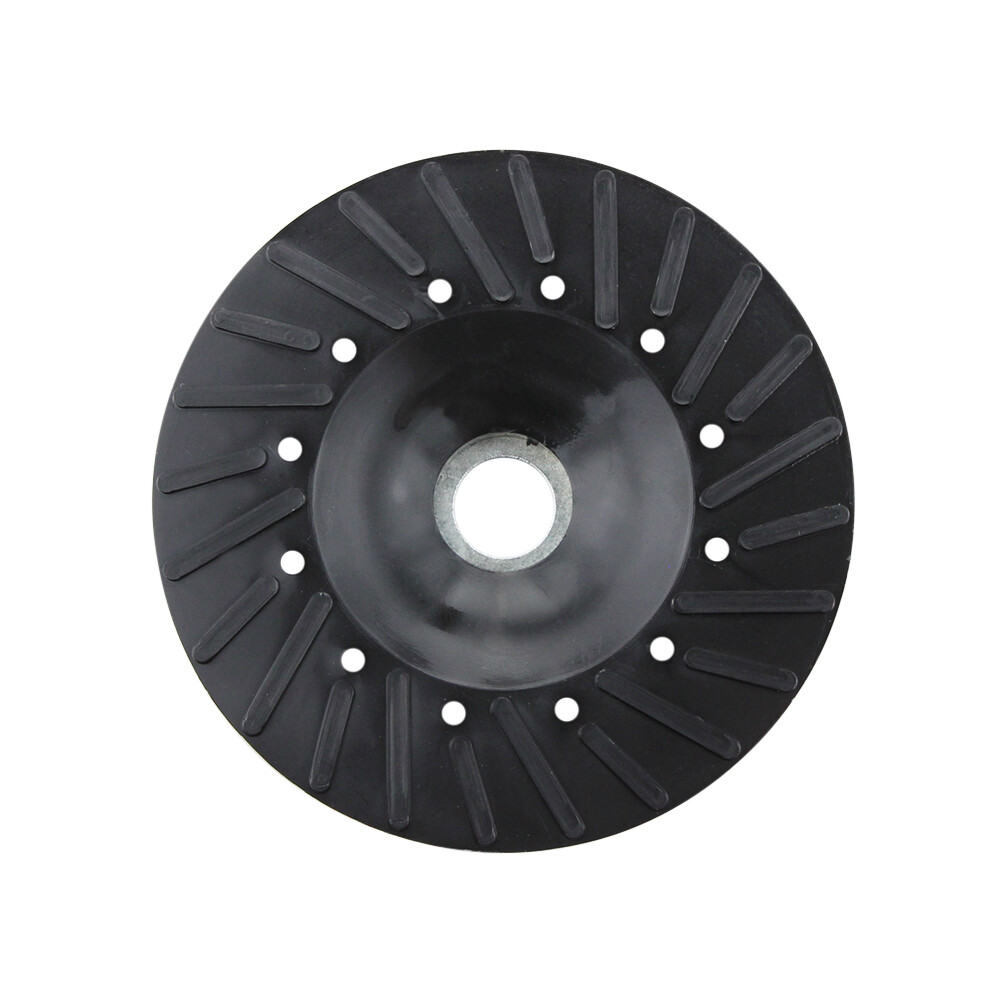 4 Pack – 4-1/2″ x 5/8″-11 Resin Fiber Disc Backing Pad with Lock Nut for Grinder
