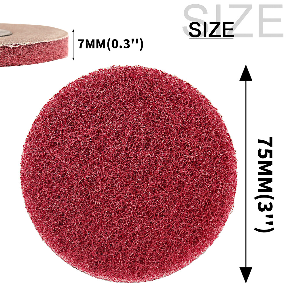 75mm 3 inch R-type Roll Lock Quick Change Discs Die Grinder Mini Sanding Pads